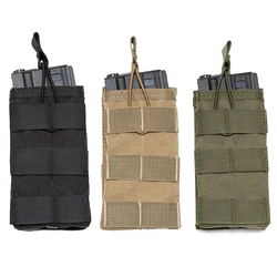 1000D Tactical Military Nylon Single Magazine Pouch Cartridge Bag Combat Vest Molle Pouch Hunting Shooting Accessories