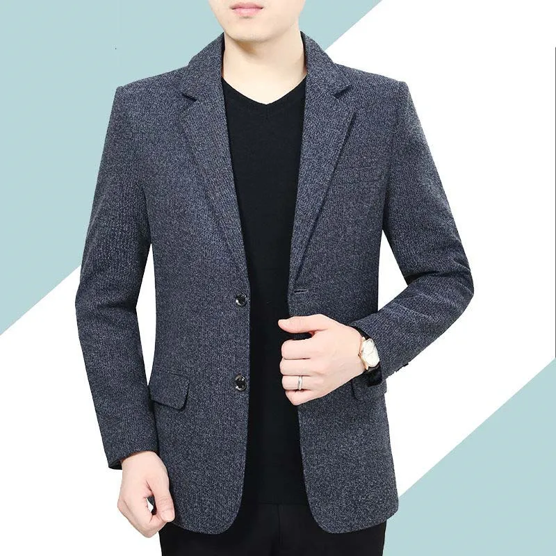 Marke Männer Blazer 2019 Herbst Männer Smoking Formelle Anlässe Mantel Lässig Männlich Breasted männer Büro Business Blazer Anzug jacke