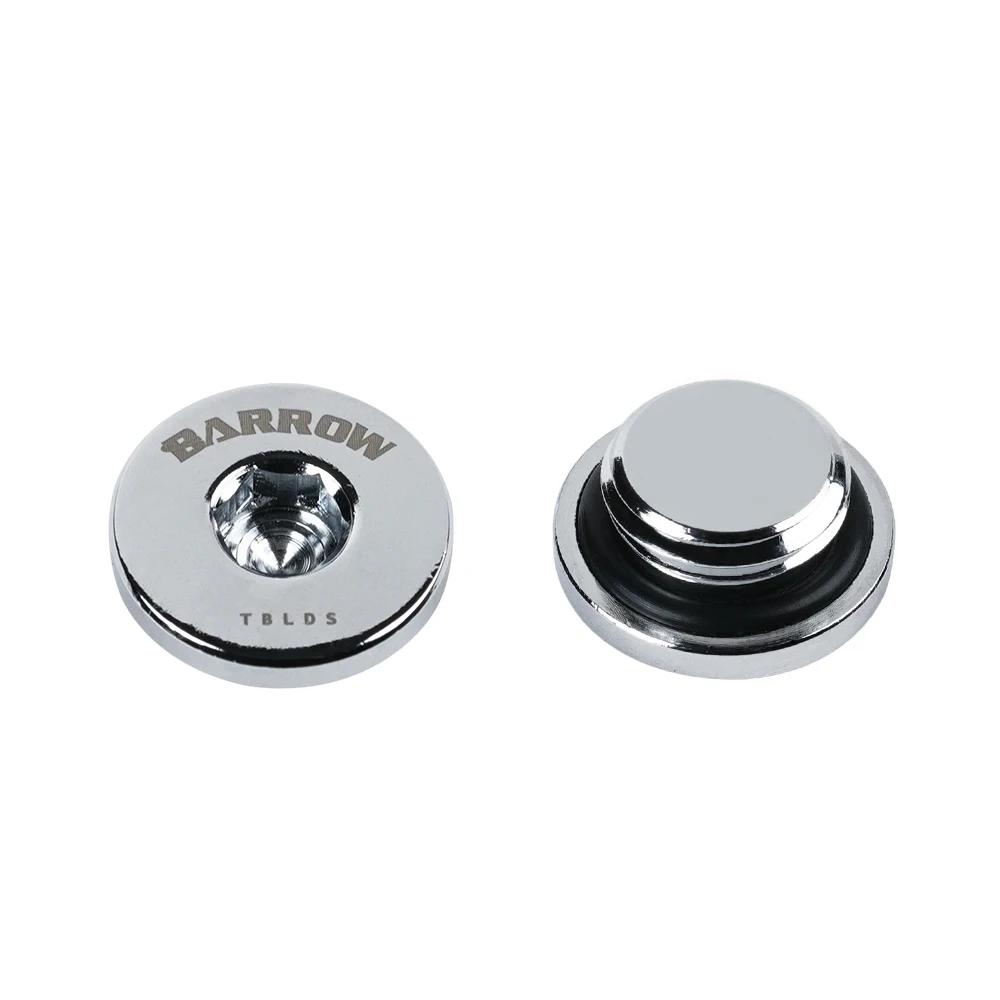 Barrow G1/4 Hand Tighten Sealing Up Lock Water Plug Water Cooling Computer Fittings,Gold,Silver,White,Black,TBLDS