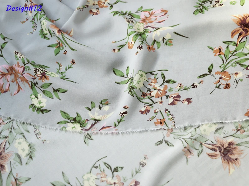 1 Meter X 1,35 Meter Hochwertiger Viskose-Stoff Rayon-Popeline Kleider- und Hemdenmaterial Großhandel – Detail 24