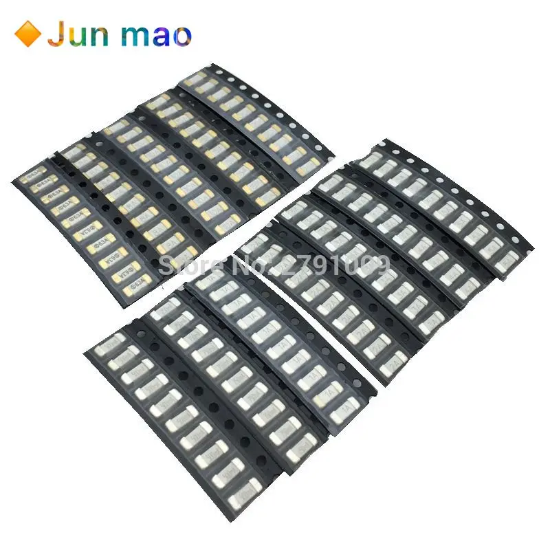 10PCS 1808 125V 0451 SMD Fast blow Fuse 0.5A 0.75A 1A 2A 3A 4A 5A 6.3A 8A 10A 15A 20A 500MA 750MAultra-rapid fuses