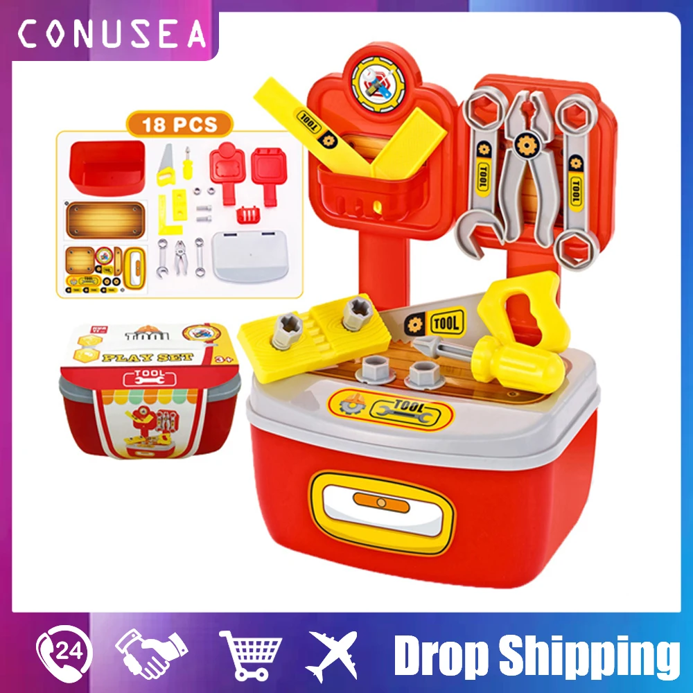 DIY Play House Toy for Boys Girls Food Play Kitchen Dentist Doctor Set Tools Kit Kitchenware Cooking Pretend Play Toys for Kids