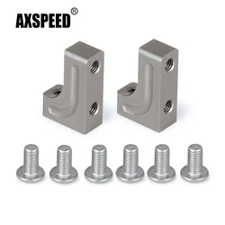 AXSPEED 2Pcs Aluminum Servo Mount Bracket for Axial SCX10 90047 Wrangler 1/10 RC Crawler Car Truck Replacement Parts