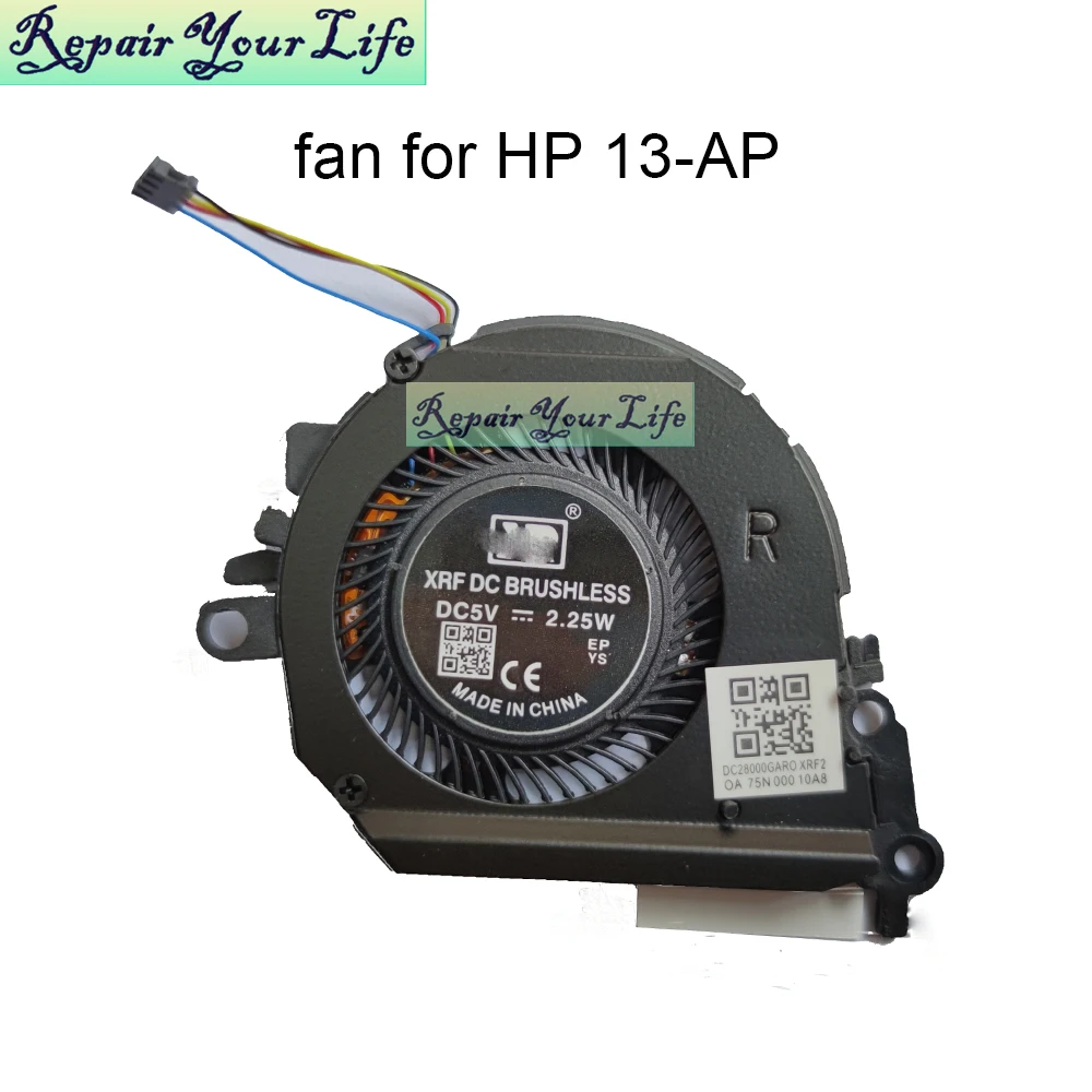 TPN-Q212 Laptop Cooling Fan for HP Spectre X360 13AP 13-ap0008ca