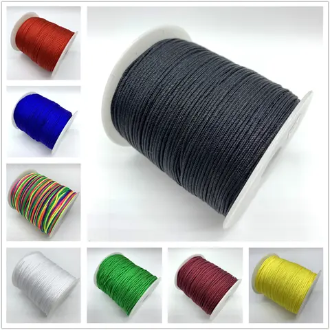 10 Yards Nylon Cord 0.5mm for Jewelry DIY RYFDBMauve