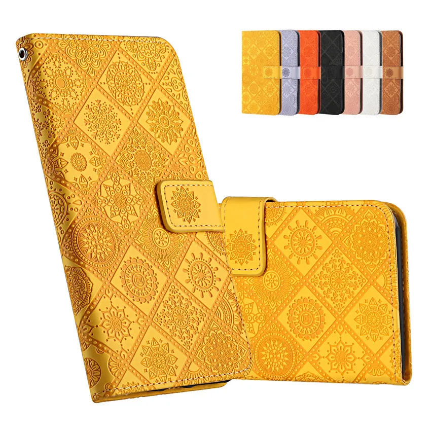 National Pattern Flip Walle Leather Phone Case For Xiaomi Redmi Note 10 10S 9 9T 9S Pro 9A 9C 8 8T 8A Holder Stand Book Cover