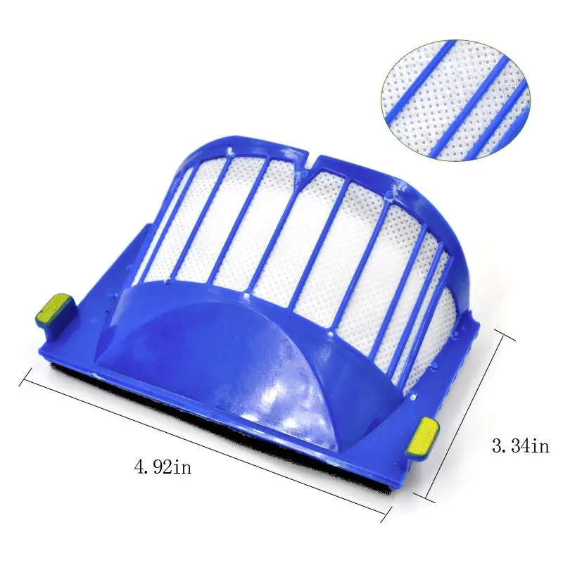 Filtro Hepa Principal roda de Escova Lateral Para iRobot Roomba Série 600 601 610 620 630 631 650 651 655 660 585 595 680 Peças Acessórios