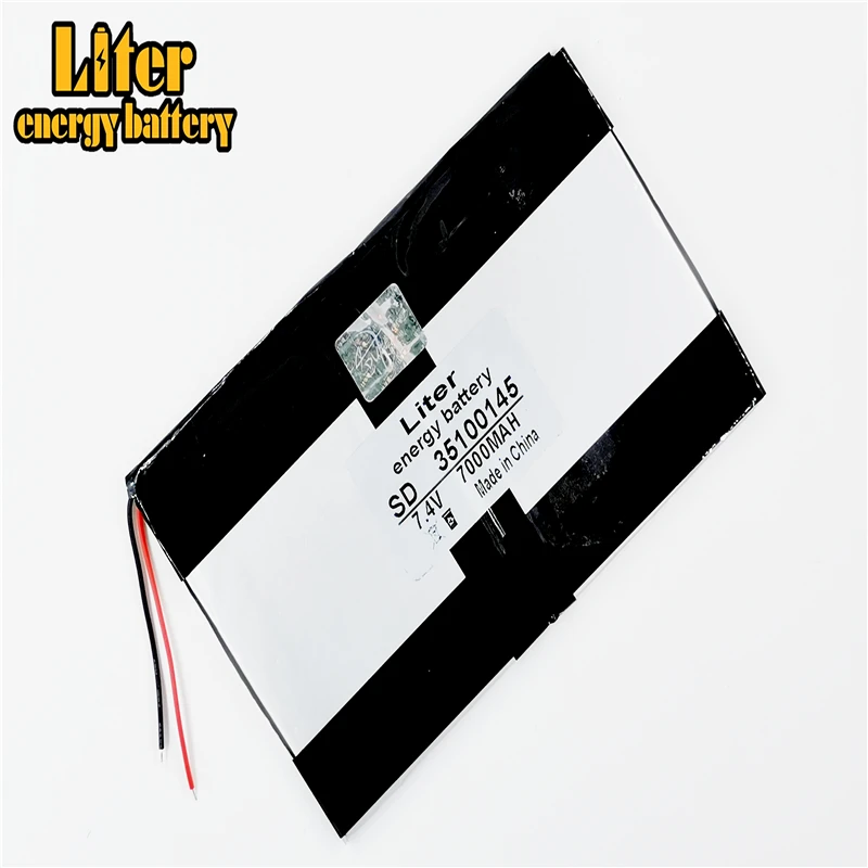 35100145 7000MAH 7,4 V bateria Li-Ion para планшетный ПК 9,7 polegada 10,1 polegada динамик [3,5*100*145]