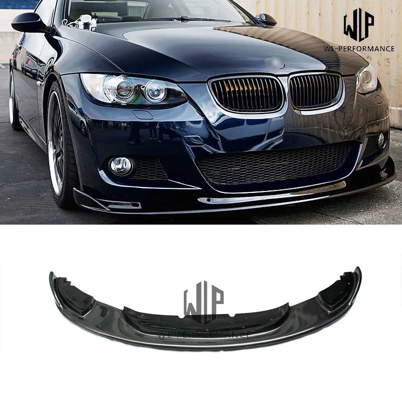 E92 Mt High Quality Carbon Fiber Front Lip Splitter Car Styling for Bmw 3 Series E92 Mt Car Body Kits 2005-2009