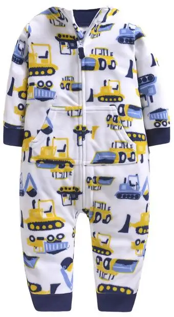 2022 Baby Clothes Bebes Jumpsuit Collar Fleece Newborn Pajamas Infants Boys Clothing Toddler Girls Outfits Coveralls Outwear