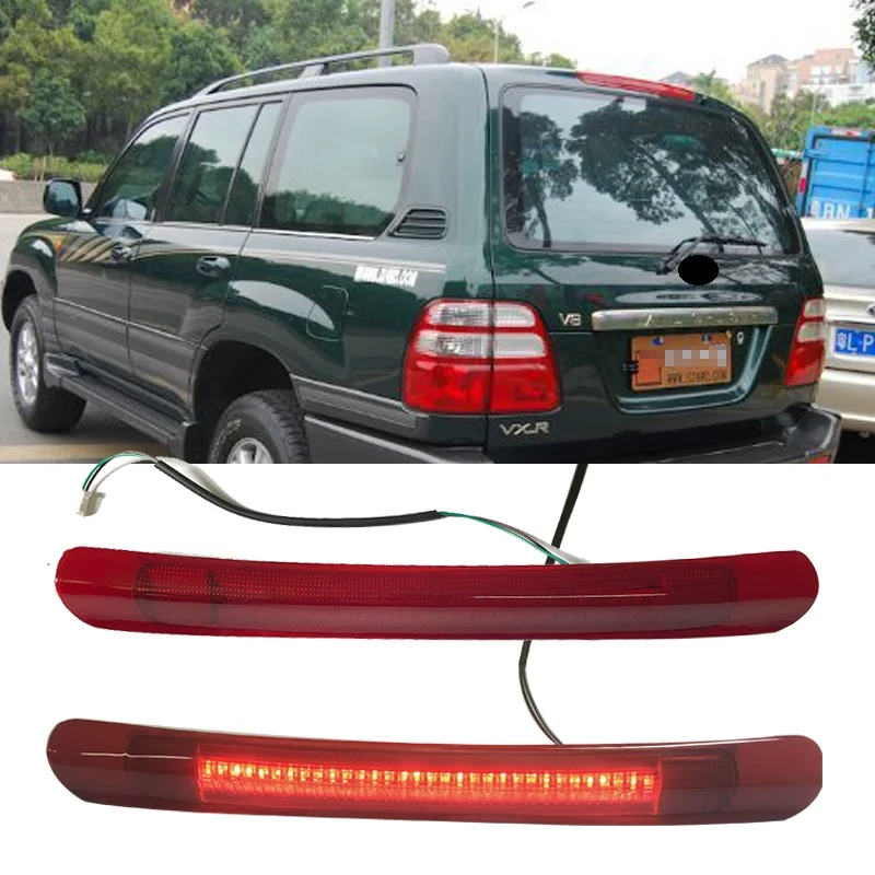 LED additional Brake Lights brake lamp vehicle alarm light fit for toyota Landcruiser lc100 fj100 4500 4700 lx470 1998-2007