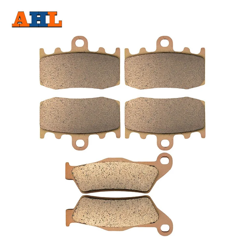 

AHL Motorcycle Front and Rear Brake Pads for BMW R1150RT R1150 RT (Integral ABS) 2000-2005 Sintered Copper Motorbike disks