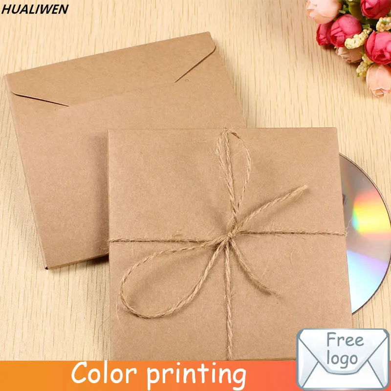 10pcs Classical White Black Kraft Paper Blank Envelope 13X13CM Wedding Invitation Envelope Gift Envelope