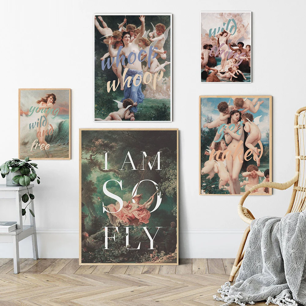 

I am So Fly Quote Music lyrics Pictures Retro Nude Woman Posters and Prints Canvas Painting Feminism Vintage Wall Art Home Decor