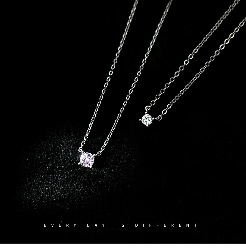 La Monada 38 + 4,8 cm Silber Halskette Für Frauen Feine Silber 925 Schmuck Mode Hals Minimalistischen Anhänger 925 silber Ketten Frau – Detail 9