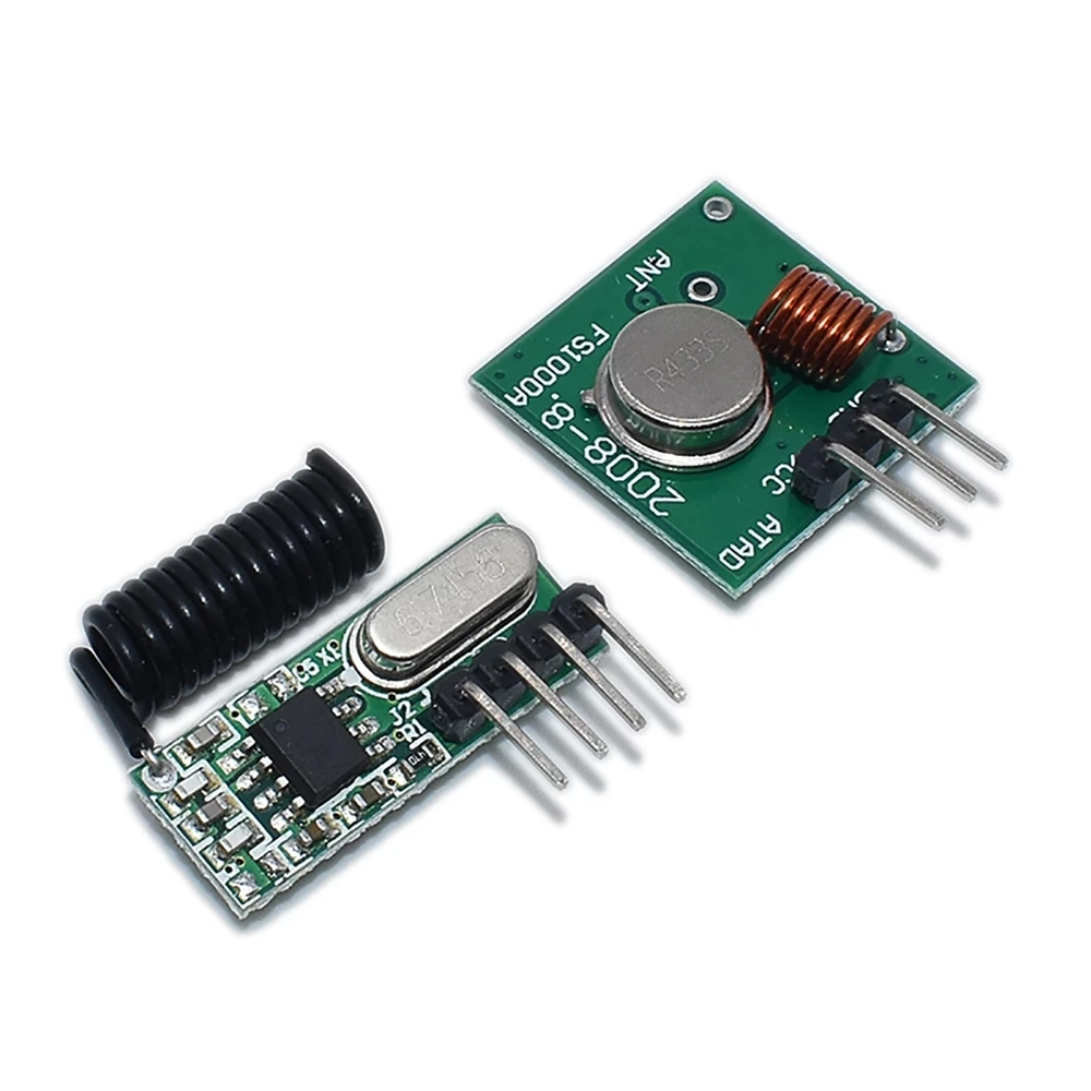 315Mhz / 433Mhz RF Wireless Transmitter Module and Receiver Kit 5V DC Wireless For Arduino Raspberry Pi /ARM/MCU WL Diy Kit