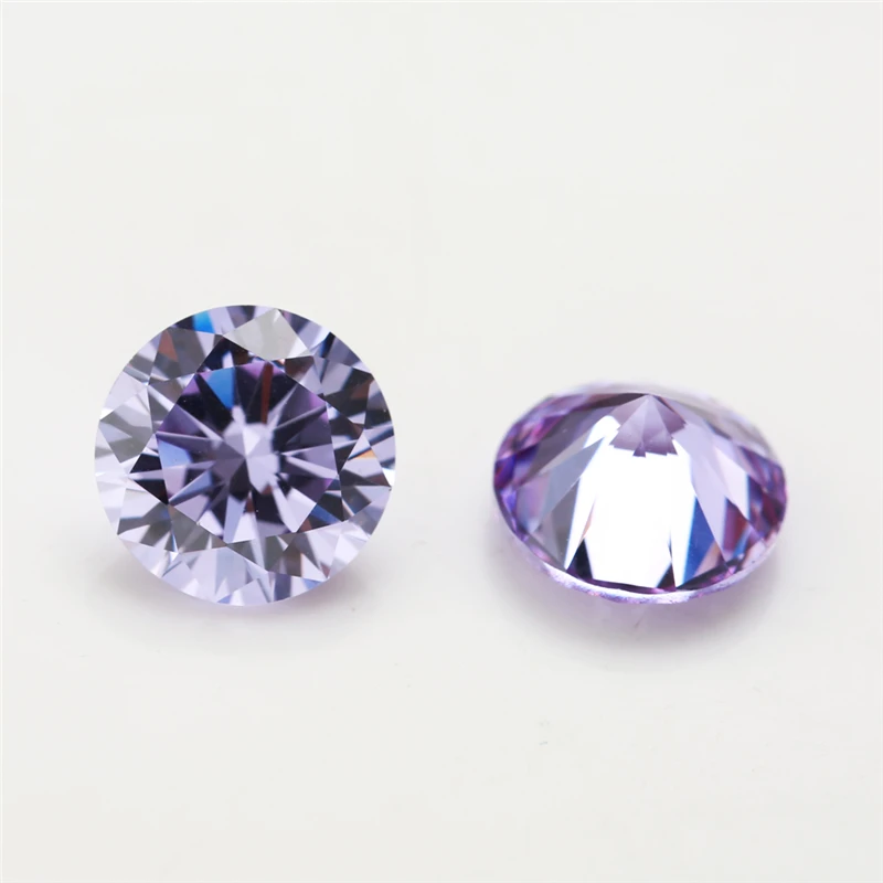 1~12mm 5A Runde Lose Zirkonia-Steine Weiß Champagner Lavendel Rosa Granat Mix 5 Farben CZ Edelsteine für Schmuckherstellung – Detail 13