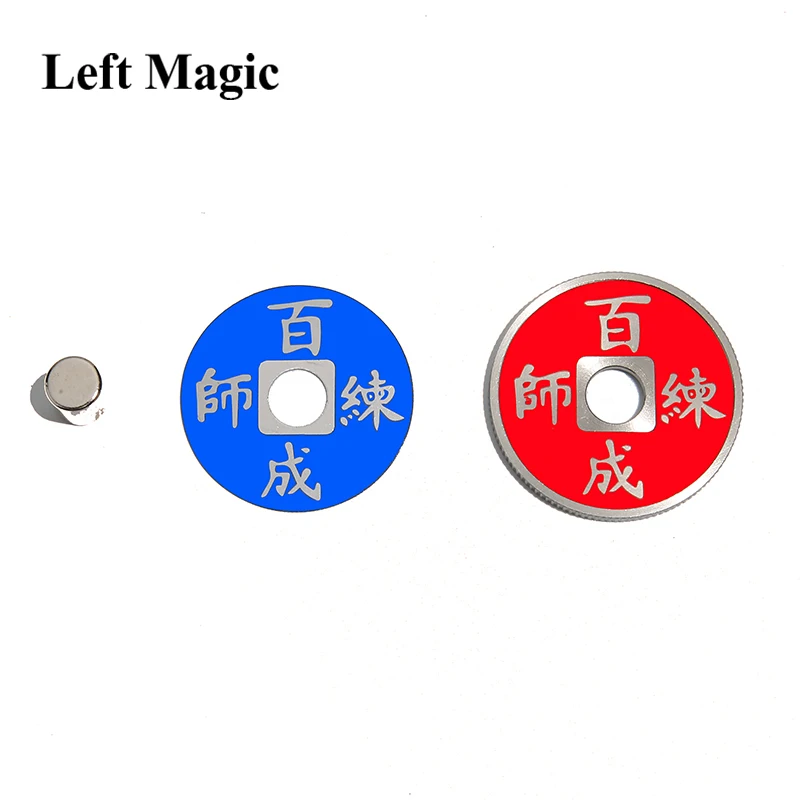 Chinese Coin Color Change Magic Tricks Mental Magic 3 Color Change For One Coin Props Accessories