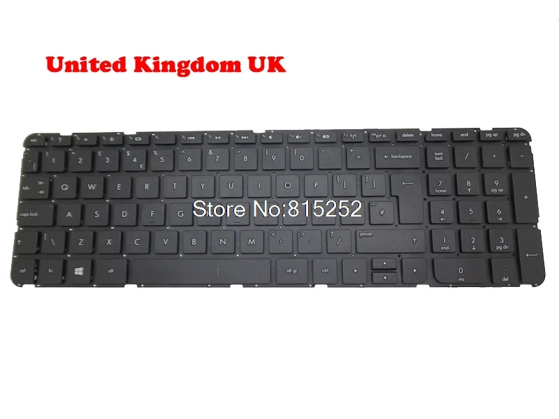 Laptop Keyboard For HP PAVILION 15-B000 15-B100 NO Frame MP-12G66E0-920 AEU36B00310 701684-071 701684-031 UK/Spanish SP