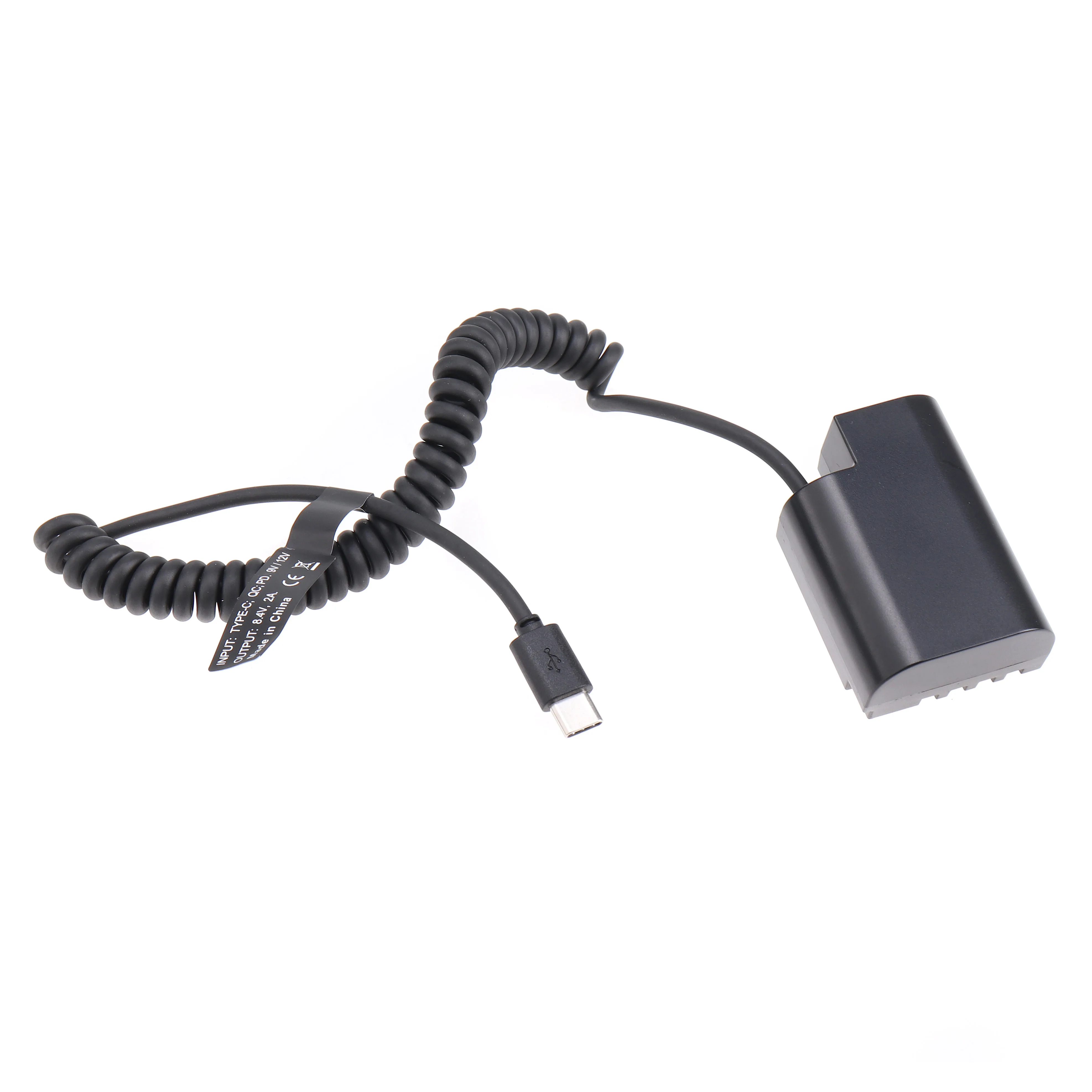 FOTGA-Adaptador de batería ficticia DMW-BLF19, Cable tipo C para Panasonic GH3, GH4, GH5, GH5S