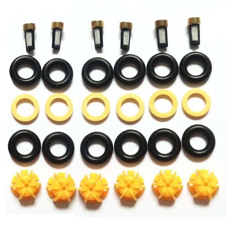 

6sets Fuel Injector Repair Kit 0280150778 For BMW M60 V8 1992-1996 pintle valve injection 13641466396 AY-RK005new