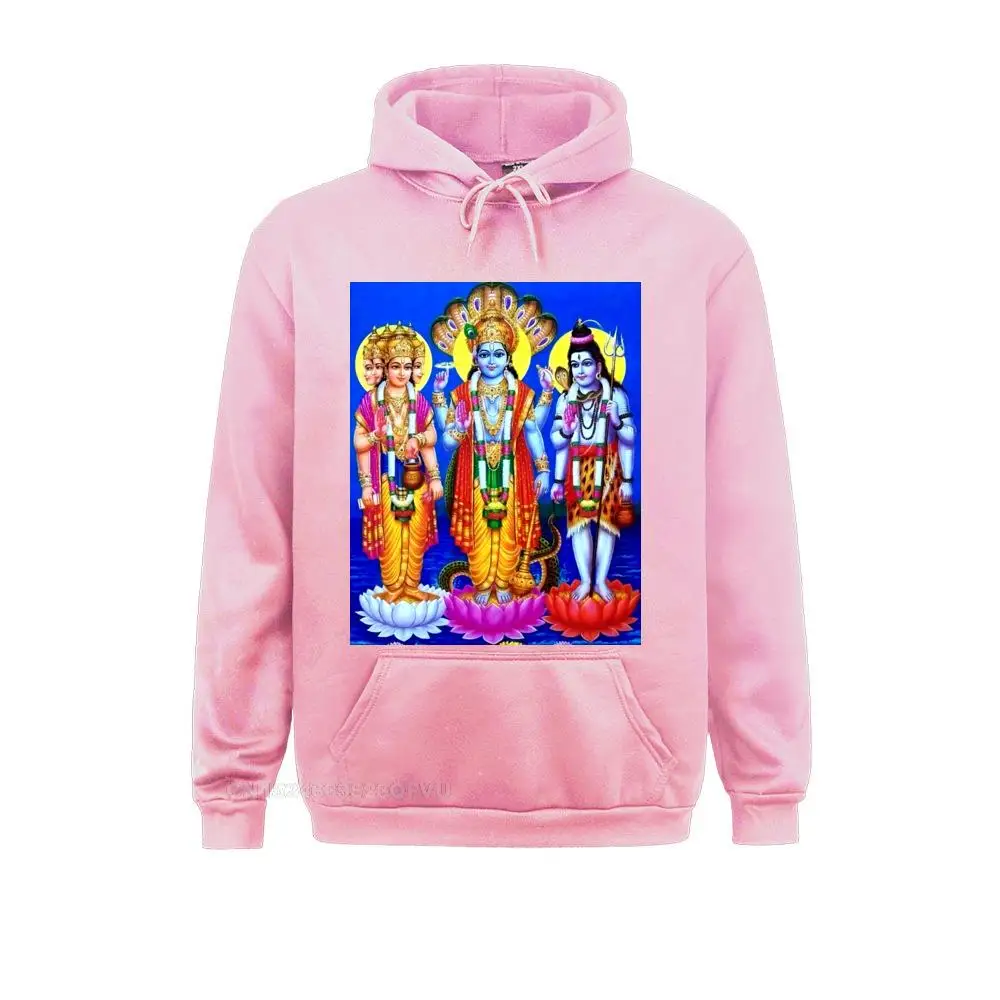 Brahma God Vishnu God Shiva Print Pullover Hoodie Men Novelty Sweater Lingam Ganesha India Hindu Pullover Hoodie Christmas