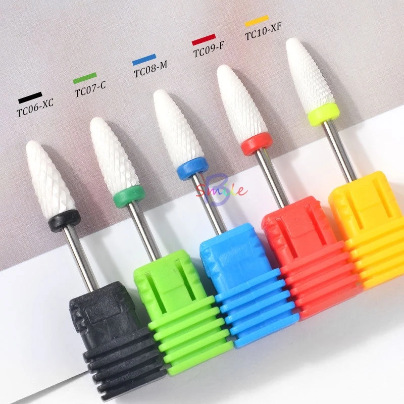 23-type High quality and practical ceramic nail drill bits for nail drills, nail accessories, ceramic cutters, nail file tools