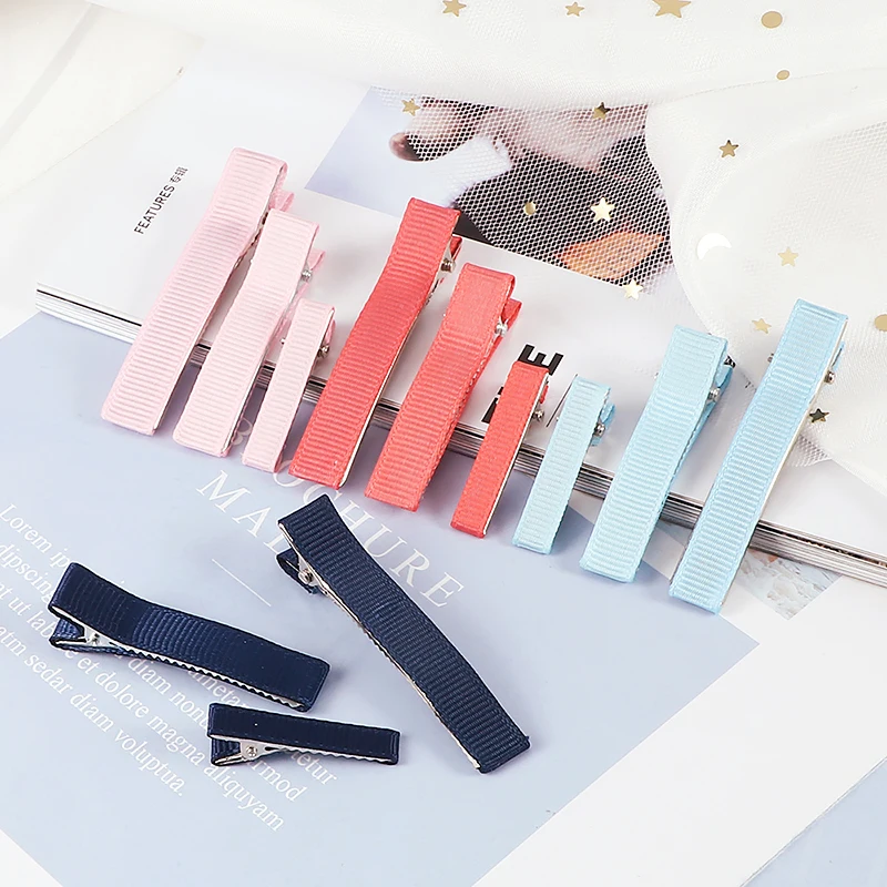 12PCS 3/5/6cm Basic DIY Hair Clips Colorful Simple Hairpins Candy Colors Headwear Hair Pins Hair Accessories Hairdressing Tool