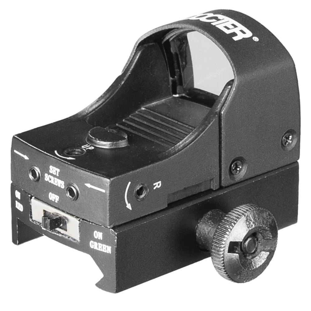 Mini Dot Sight Reflex Red Green Sight Scope With On/Off Switch Airsoft Hunting Shooting 20mm Rail Mount