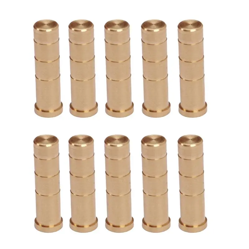 10pcs Copper Insert Fit ID 6.2mm Carbon Arrows Fiberglass Archery Shaft 50gr Bow and Arrow Shooting Accessories