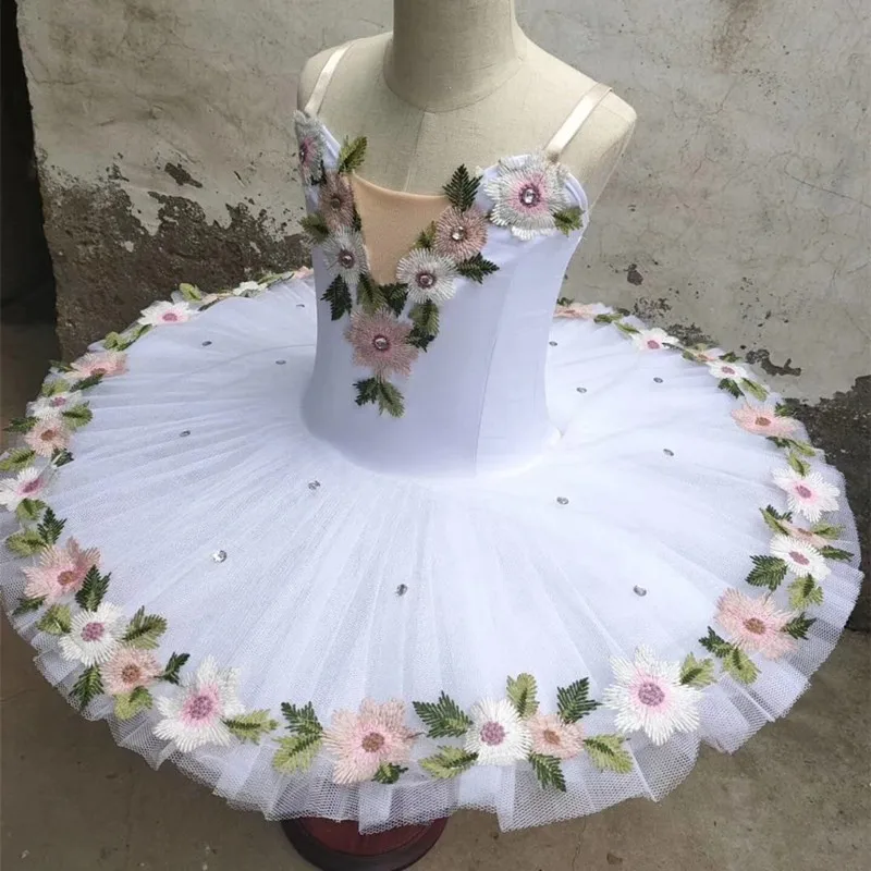 Professional Ballerina Ballet Tutu For Child Kids Girls Adults Women Flower Pancake Tutu Swan Dance Costumes Ballet Dress Girls