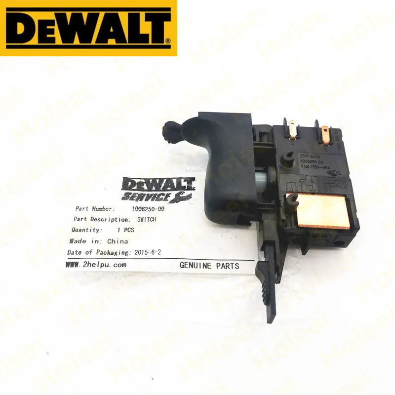 

Switch 1006250-00 For DeWALT D25003K DWD112S DWD112 D21721K D21716K D21101 D21710 D21720K DW566K DW563K Power Tool Accessories