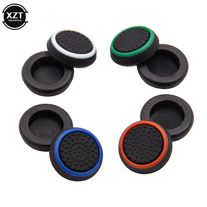 4pcs Silicone Thumb Stick Cover for Xbox 360/One PS4/PS3 PlayStation 4/3 Pro Game Controller Analog Grips Slim Thumbstick Case