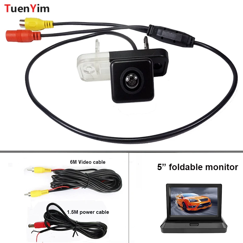 

Waterproof 4LED Night Vision Rear View Camera For Mercedes Benz CLK W209 W203 W211 W219 Car Reverse Parking Accessories
