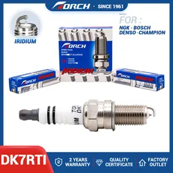 Candle Replace for DCPR7EIX Spark Plug Torch DK7RTI Iridium Bujia for Harley Davidson Motorcycle，pack of 1