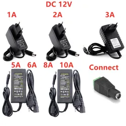 Power Supply Adapter AC 110V - 220V To DC 12V 1A 2A 3A 5A 6A 8A 10A Charger Transformer 12 V Volt For Led Driver Strip Light