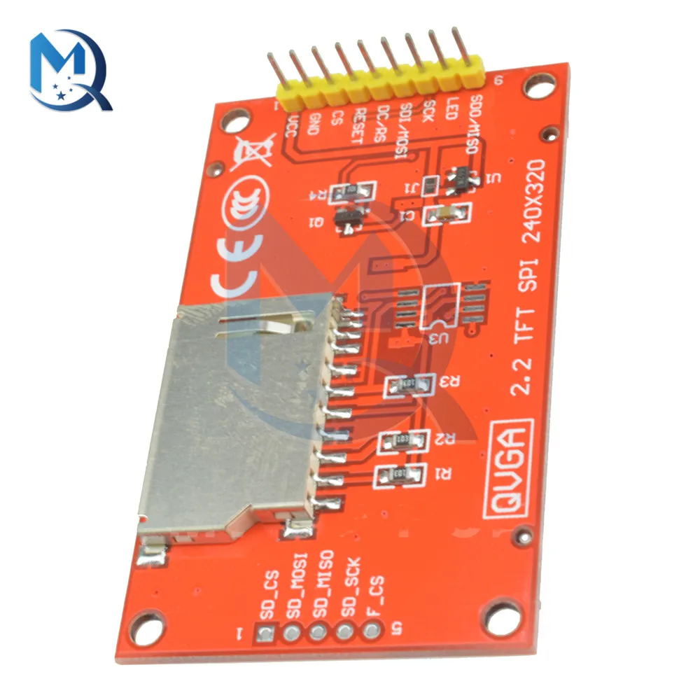 2.2 inch TFT Display Module 240X320 Resolution SPI LCD Screen Board ILI9341 for 51/AVR/STM32/ARM/PIC