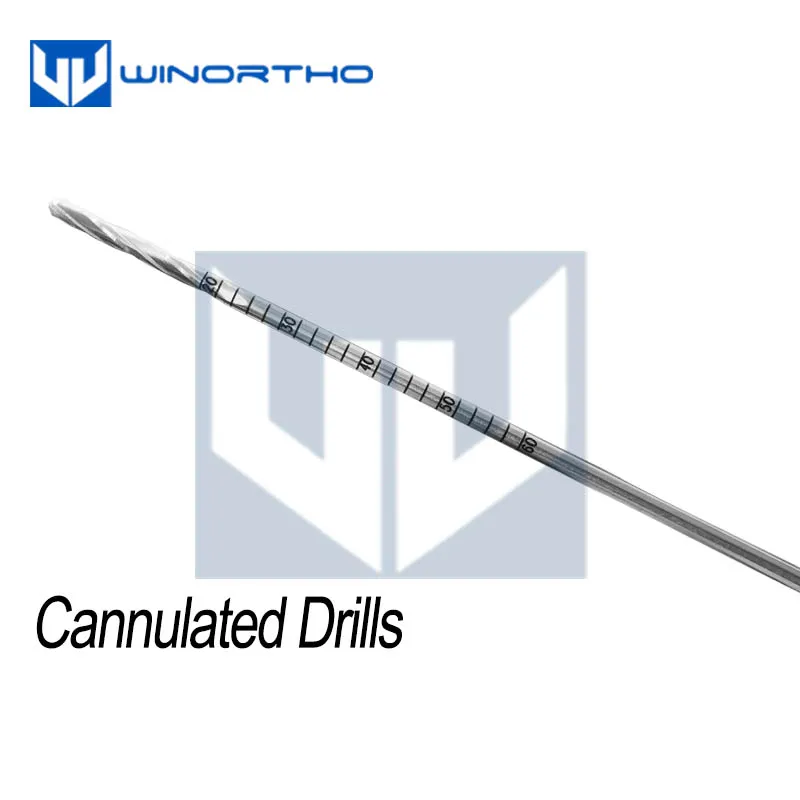 Cannulated Drills stainless steel drill bits Veterinary orthopedics Instruments tools  surgical Hollow animals vet bone screw AO