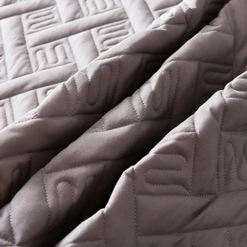 Luxury Quilted Mattress Cover with Zipper Queen Twin Bed Fitted Sheet Six Sides Removable Inclusive Mattress Protector Pad