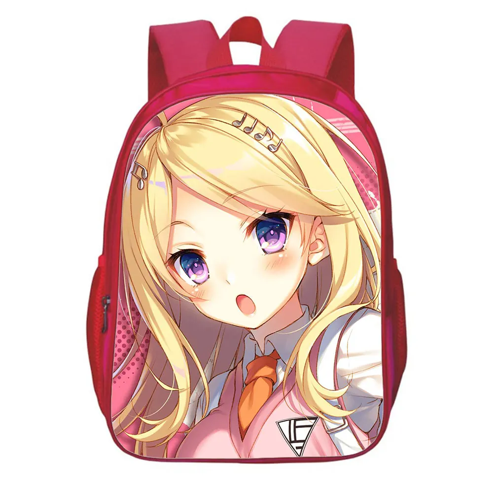 Danganronpa Cartoon Backpack School Bag Girls Toddler Baby Children  Rucksack Mochila Girl gift Cartoon Bag Knapsack 13 Inches