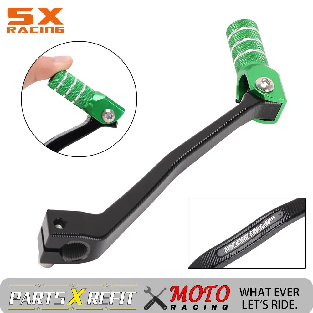 Motocycle CNC Aluminum Foldbale Gear Shift Lever Shifter Pedal For Kawasaki KX450F KX 450 KXF450 KX 450F KXF 450 2009-2018