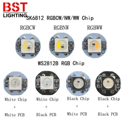 10 ~ 100 sztuk WS2812B LED indywidualnie adresowane WS2811 IC SK6812 RGBWW/RGBCW/RFBNW radiator Led 5050SMD RGB/RGBW wbudowany DC5V