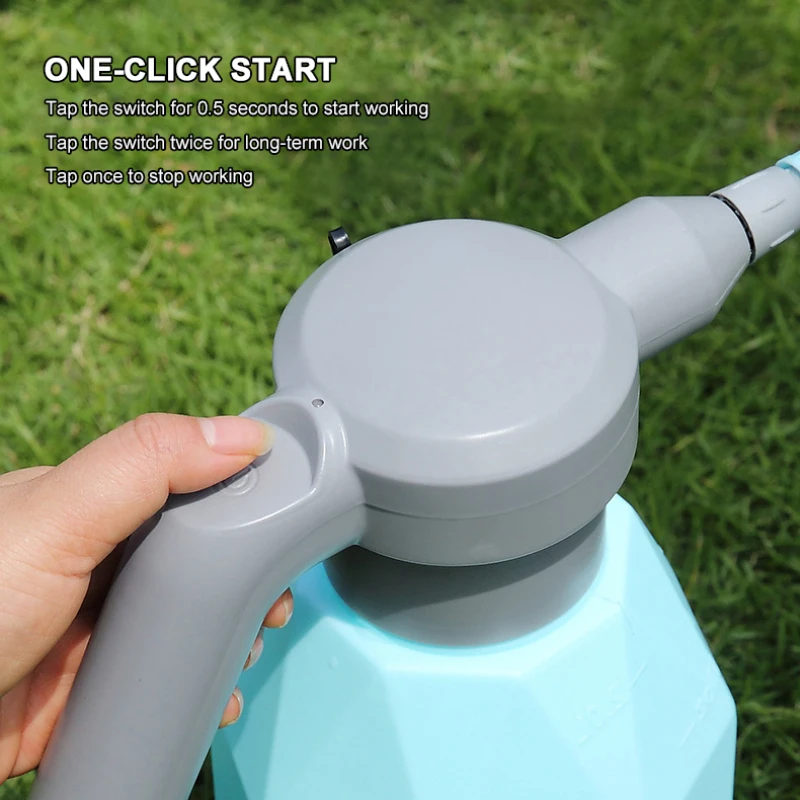 2L Electric Sprayer USB Rechargeable Garden Sprayer Bottle 360 Adjustable Nozzle Leakproof for Agricultural Irrigation