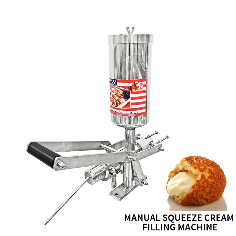 Commercial Manual Squeeze Cream Filling Machine Cream Filling Machine Latin Fruit Filling Equipment Puff Filling Machine