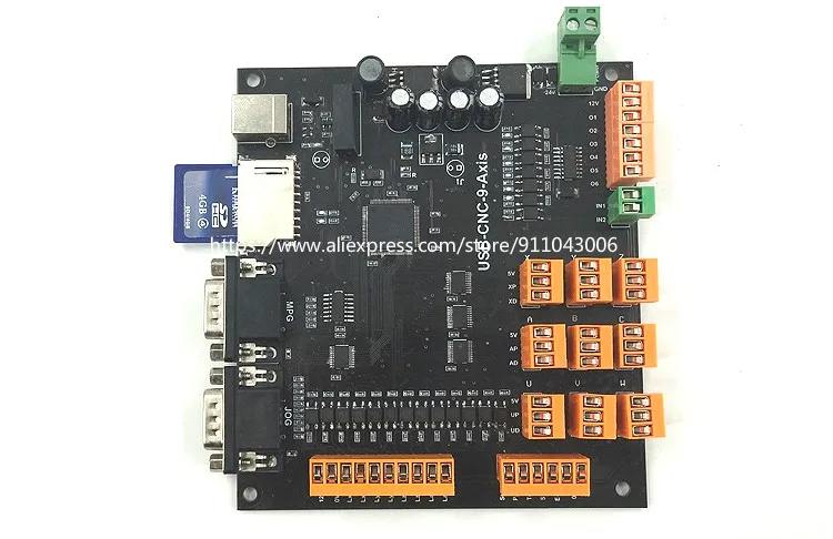 MDK2 PALNT 9-AXIS USB Engraving Machine Control Board Offline Controller Replaces MACH3 Card