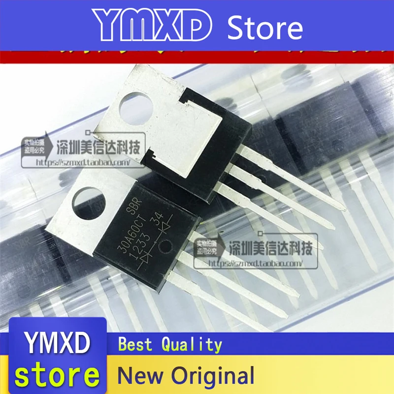 10 шт./лот новые оригинальные SBR30A60CT 30A 60 в диоды Schottky TO-220 В наличии