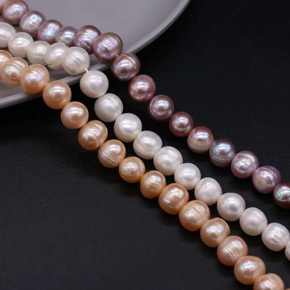 100% Natural Freshwater Pearl Rice Beads Exquisite Spacer Loose Bead For Jewelry Making DIY Charms Bracelet Necklace Accessories