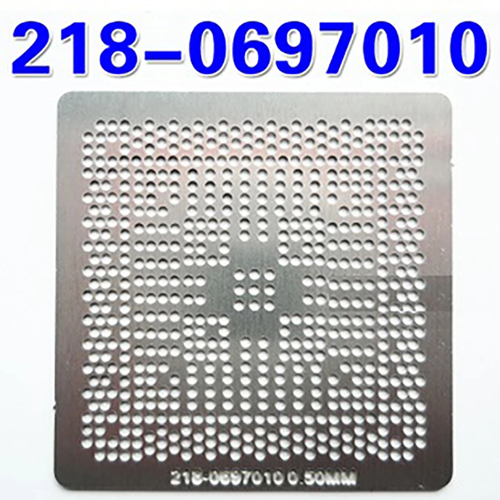 BGA Stencil For 218-0697010 218-0792006 218-0792008 218-0697014 218-0697016 218-0697020 218-0697031 Direct Heating Reballing 0.5