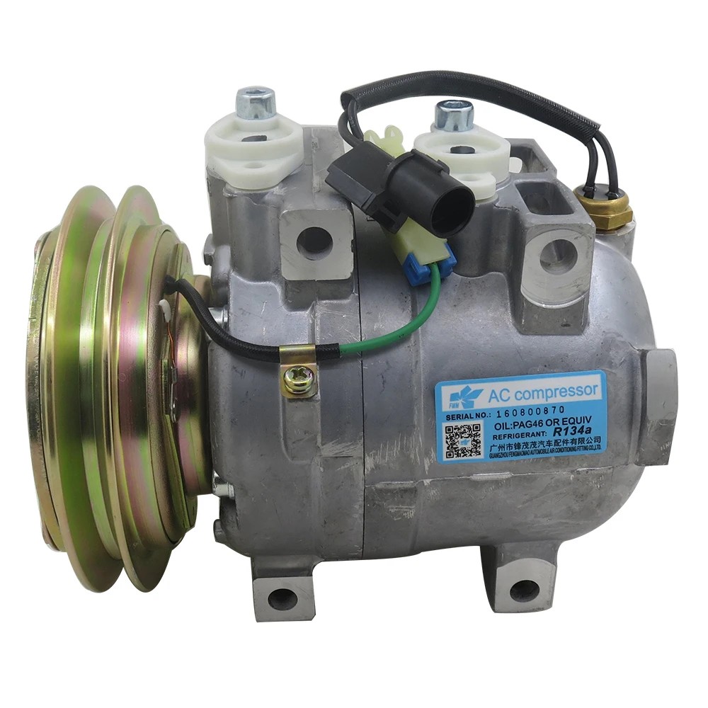 

OEM 11N8-92040 KV14C AC Compressor Pump For Hitachi Excavator R215 D21 11N690040 11N6-90040 506021-7082 A5000674001