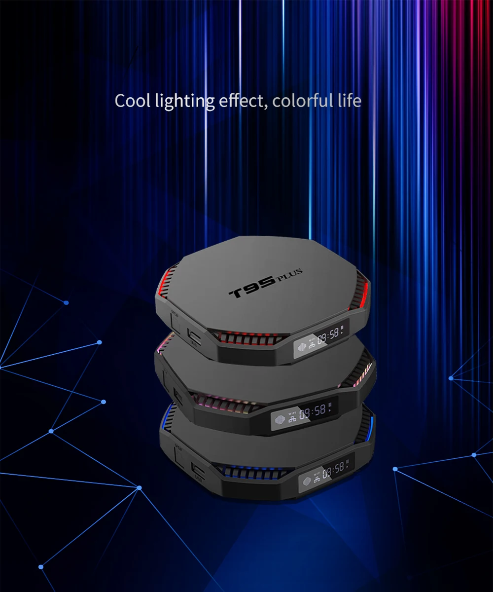 TV Box Android 11 T95 Plus 8GB RAM 64GB ROM Rockchip RK3566 Obsługa 8K USB3.0 5G Wifi 1000M LAN 4GB 32GB Odtwarzacz multimedialny T95Plus